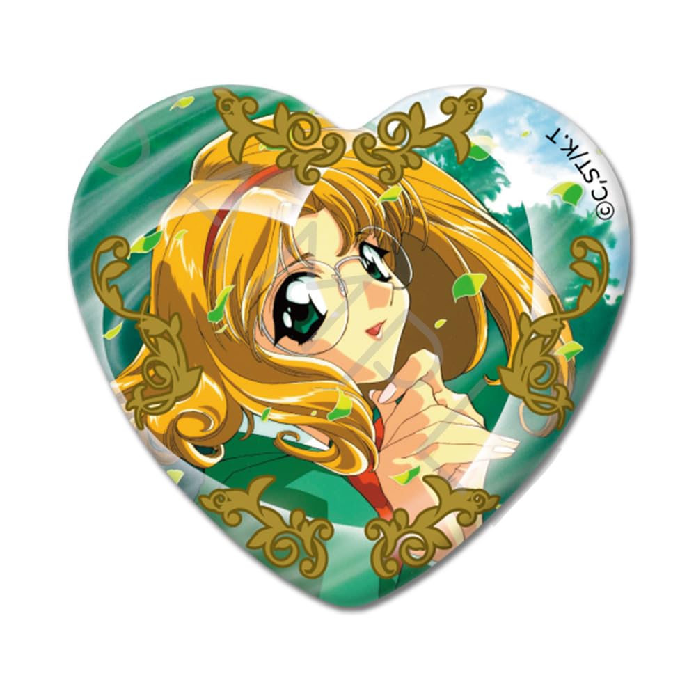 

TV anime Knight Hououji Fuu Can Badge C Magic Rayearth Heart-shaped