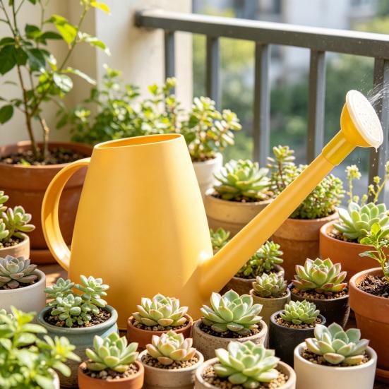 Flower Waterer with Enlarged Water Inlet Long Spout Kettle Leak-Proof Portable Gardening Tool for Indoor Outdoor Plants