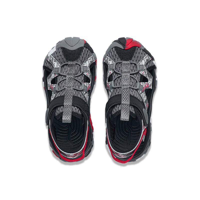 Li Ning Kids Trekking 1.5 Sports Trend Shock Absorption Rebound Wear-Resistant Lightweight Non-Slip Sandals Kids Sandals Vermilion YKKT004-7
