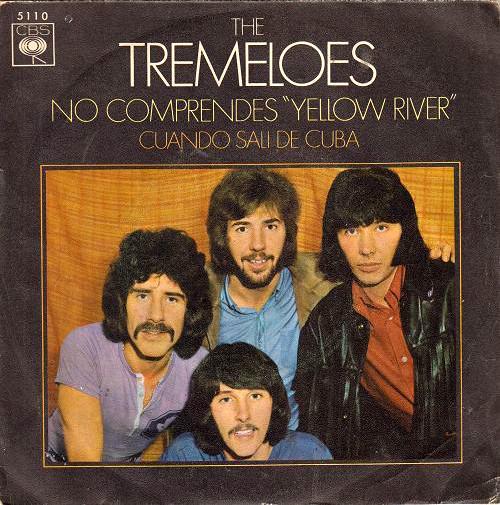 

7-дюймовая пластинка TREMELOES No Comprendes Yellow River 5110 CBS 1970 Испания Рок Б/у