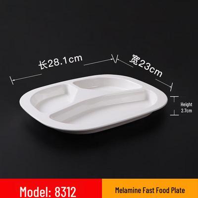 Melamin Serviertabletts mit Fächern