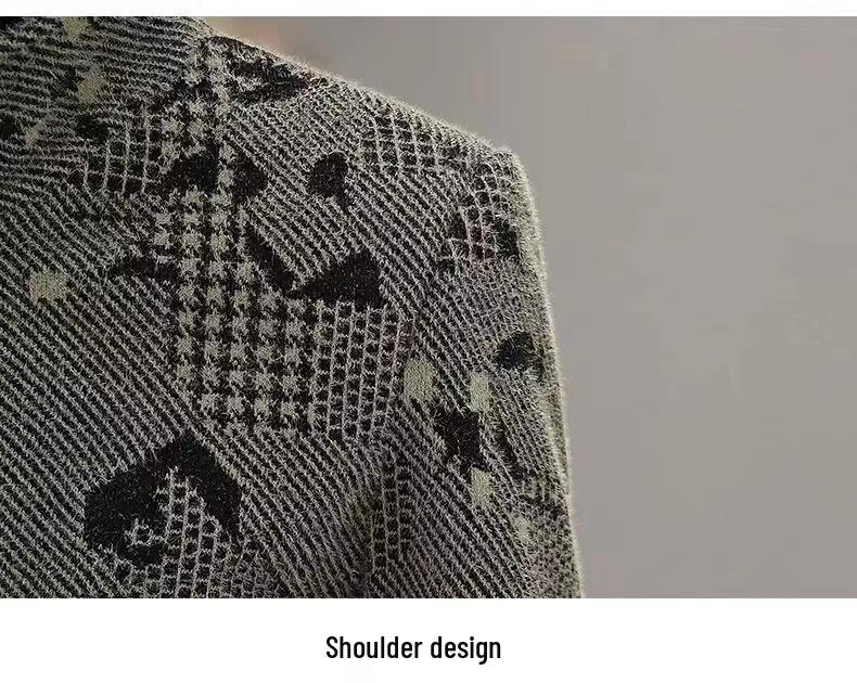 Men's High-End Thickened Woolen Jacket - Autumn/Winter 2025 Collection