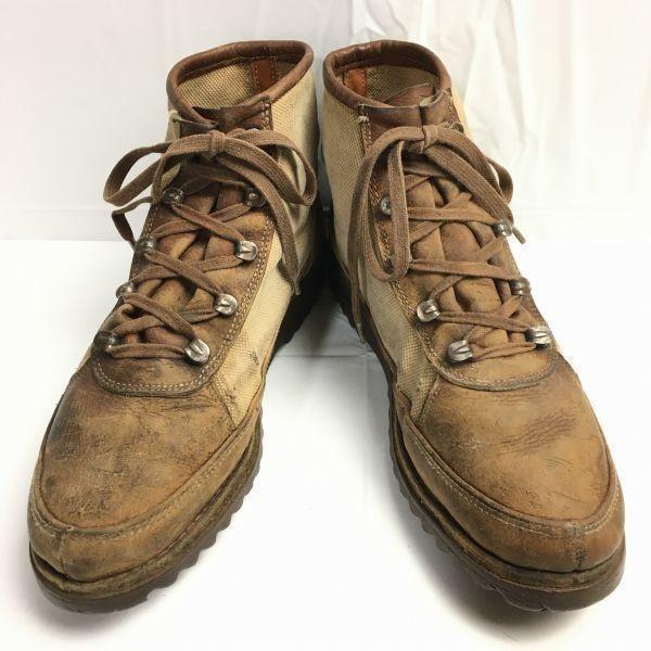 Vintage Paraboot Short Work Boots Brown Size 26.027.0 Vintage Boots Men's(USED)