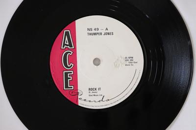 7inch Record THUMPER JONES - Rock It / How Come It NS49 ACE 1979 UK Rock Used