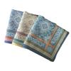 Men's Handkerchief Soft and Breathable Cotton Handkerchiefs Exquisite Pattern Sweat-absorbent  Random Color