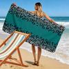 Leopard Print Beach Towel, Large Soft Quick Dry Towel for Beach Camping Swimming