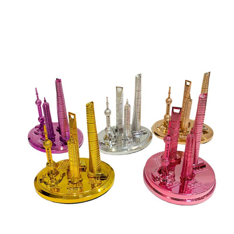 Shanghai Wahrzeichen Modellset: Orientalischer Perlturm & Jin Mao Turm Souvenir