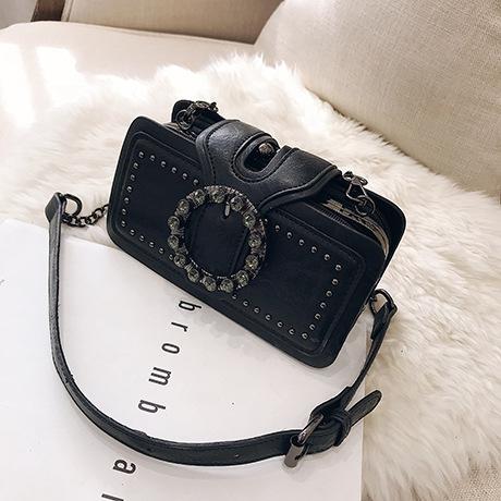 New fashion small bag retro chain small square bag Korean version single messenger bag portable women s bag
