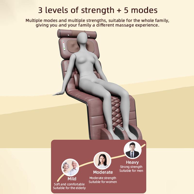 Massage Mattress Full Body Massager Multifunctional Electric Massage Mat Vibration Heating Infrared For Neck Back Foot Lumbar Airbag Traction