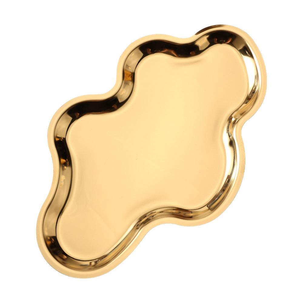 Rust-proof Key Serving Plate Modern Design Decorative Tray  Bathroom Counter