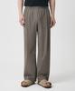 MUSINSA STANDARD Cooling Deep Tuck Wide Elastic Waist Pants [Dusty Beige]