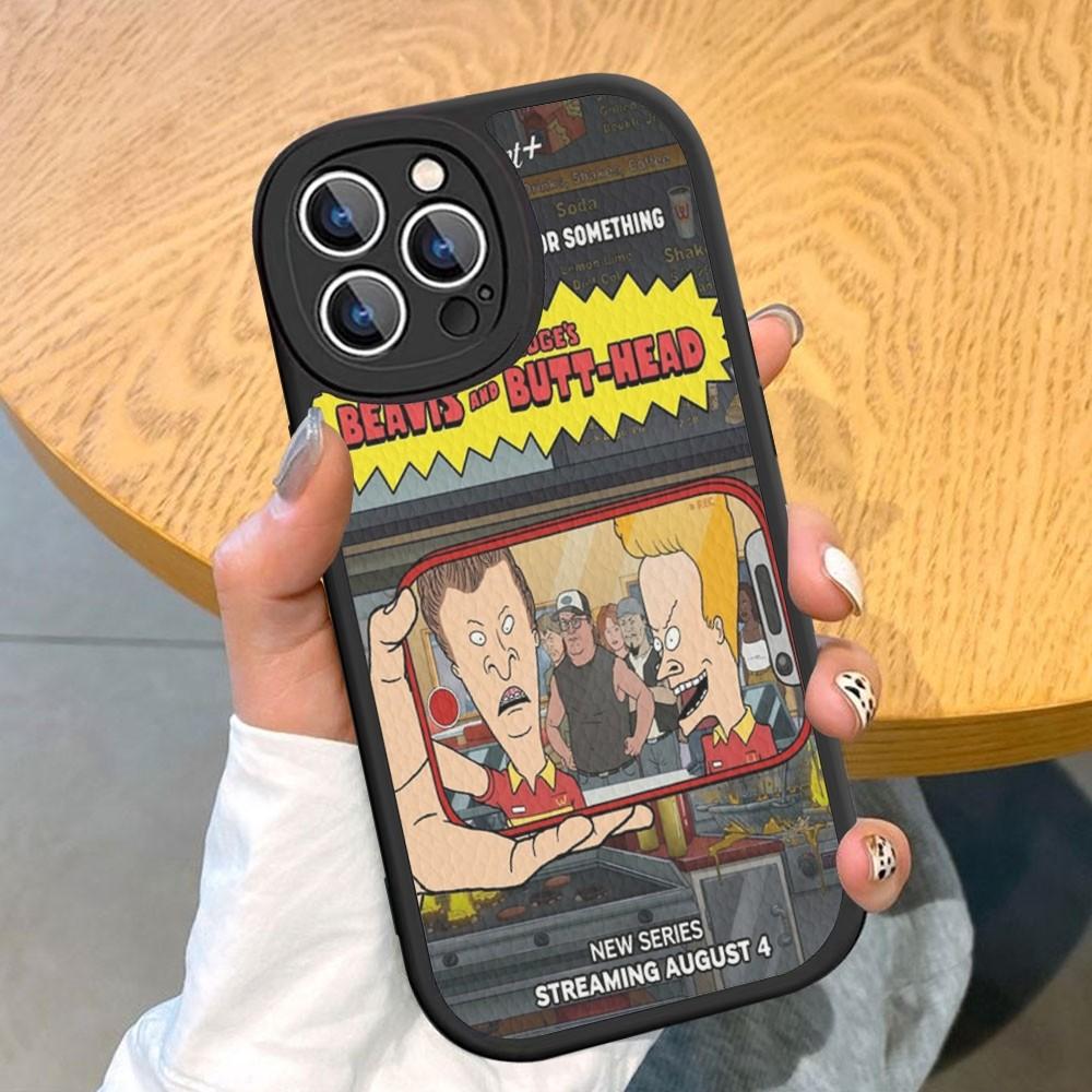 Чехол для телефона Beavis And Butthead из твердой кожи для iPhone 14 13 12 Mini 11 14 Pro Max Xs X Xr 7 8 Plus Fundas iphone 13promax