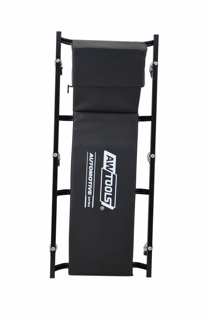 Awtools Padded Workshop Creeper 3-Position Headrest Adjustment