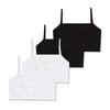 4pc/lot Kids Underwear Model 100% Cotton Girls Tank Top Candy Color Undershirt Girls Vest