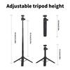 Extendable Mini Camera Tripod Aluminum Handheld Tripod Ballhead with Phone Clip Holder For Phone DSLR Camera