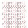 50 100Pcs Christmas Ornament Metal S-Shaped Hooks Holders Christmas Tree Ball Pendant Hanging Decoration For Home New Year