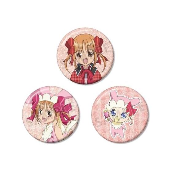 TV Anime Shugo Chara! Yaya Yugi & Dia Baby & Pepe Glitter Can Badge 3-Piece Set