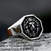 Fashion Simple Domineering Lion King Ring Men Women Retro Personality Lion Head Punk Biker Jewelry Exquisite Gift