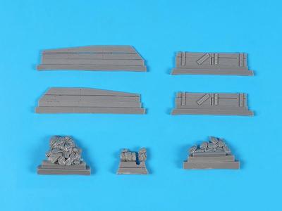 Black Dog 1/72 M4A2 Sherman Accessory Set (Zvezda) Resin Military Parts HAUT72164 (Tank)