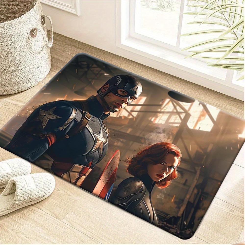 1pc Marvel Deadpool Door Mat Superhero Themed Floor Rug for Home Decor Perfect Gift for Valentine'S Day Birthday Christmas Mot