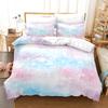 Rainbow Gradient Cloud Duvet Cover Set Colorful Print Bedding Set For Girls Women Bedroom Decorative Bedspread