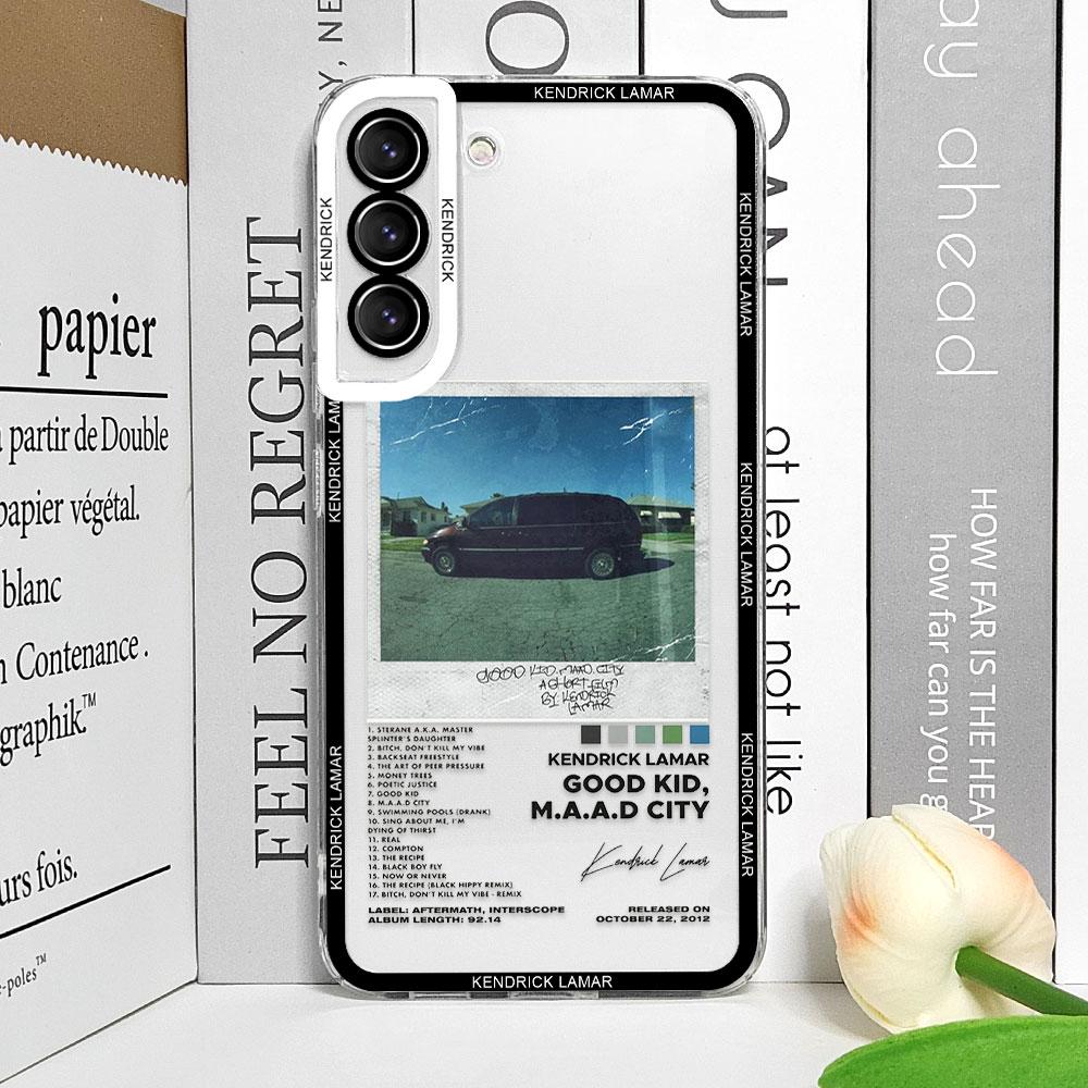 

Rapper Kendrick Lamar Phone Case for Samsung Galaxy S25 S24 S23 S21 Ultra FE Transparent Soft Covers for Samsung S22 Plus Fundas For Samsung S23