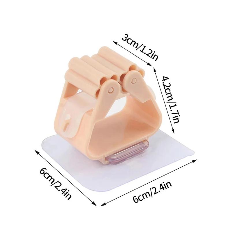 Home Wall Storage Hook Bathroom Suction Hanging Pipe Traceless Hooks Wall Mounted Mop Organizer Waterproof Broom Holder