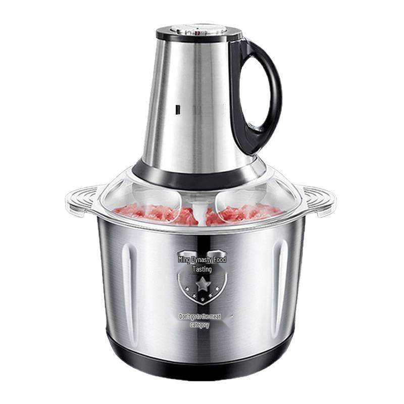 Premium Electric Meat Grinder & Multifunctional Food Processor for Chopping, Blending, and Garlic Paste Making