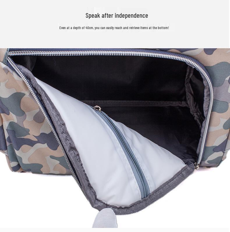 LEQUEEN Multifunctional Fashion Backpack for Moms - Large Capacity Mother and Baby Bag