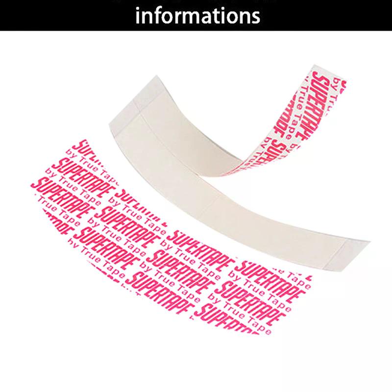36pcs/Bag for Waterproof Supertape Hair Tape Double Side Adhesive Super Lace Wig Toupee Replacement