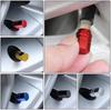 BFO1 Car Tire Valve Stems Cap Tire Valve Cap Aluminum Tire Wheel Stem Air Valve Cap Universal Hexagonal Covers Shape Dust Valve