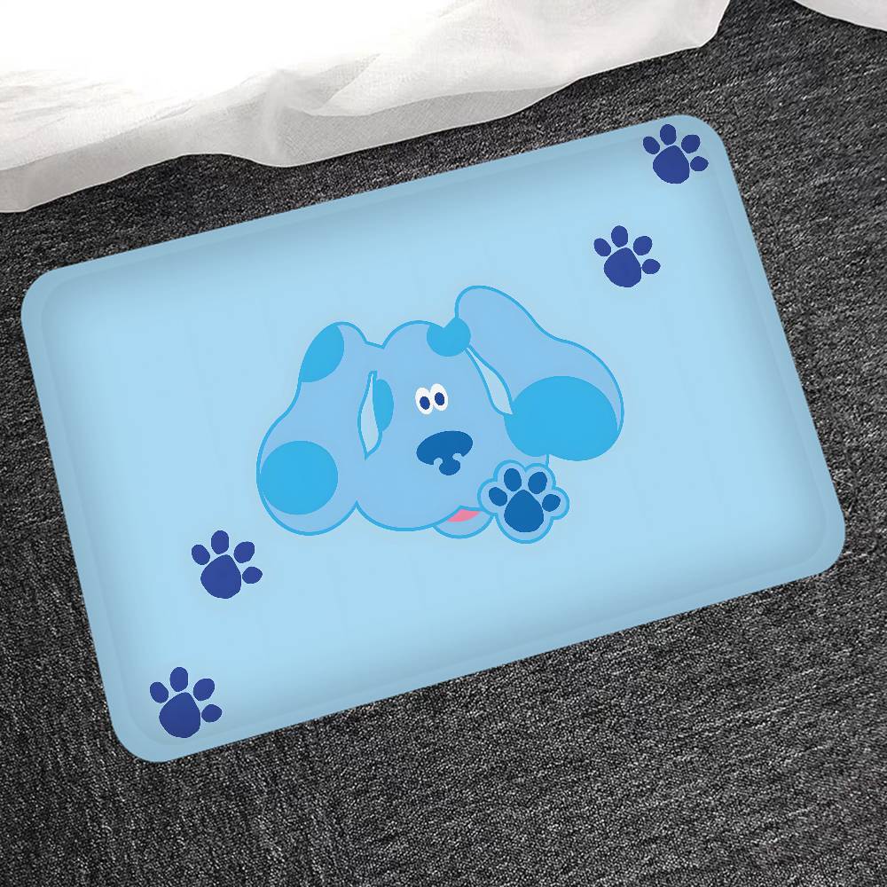 Blue Clues Room Mats Cheaper Anti-slip Modern Living Room Balcony Printed Welcome Rug