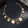 Salircon Hip Hop Love Heart Metal Keychain Waist Chain Jeans Chain for Men Punk Trousers Jeans Pant Wallet Bag Chain Y2K Jewelry