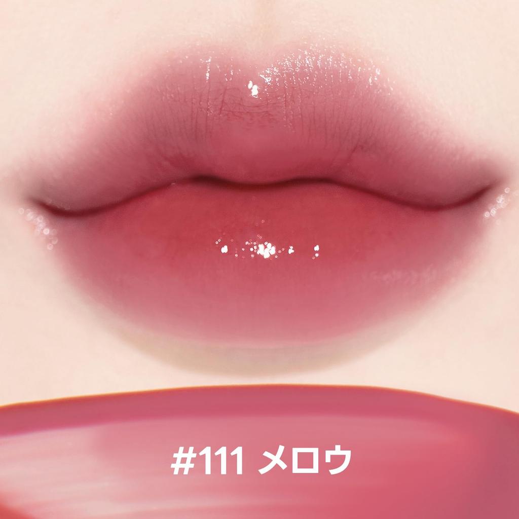 LAKA Fruity Glam Tint Mellow Fruit Color Glossy High Color #111 Tint, Finish, Payoff, Long-Lasting