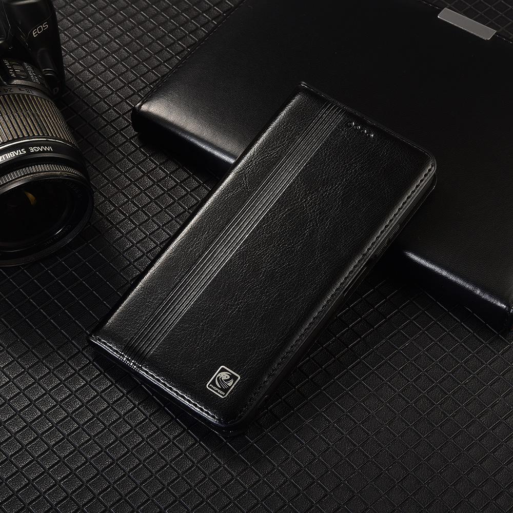 

Вертикальная линия Чехол-книжка из натуральной кожи Для Asus Rog Phone 3 5 5S 6 6D 7 8 9 Pro FE Ultimate Чехол Карманные слоты Защита от царапин Rog Phone 3 чёрный