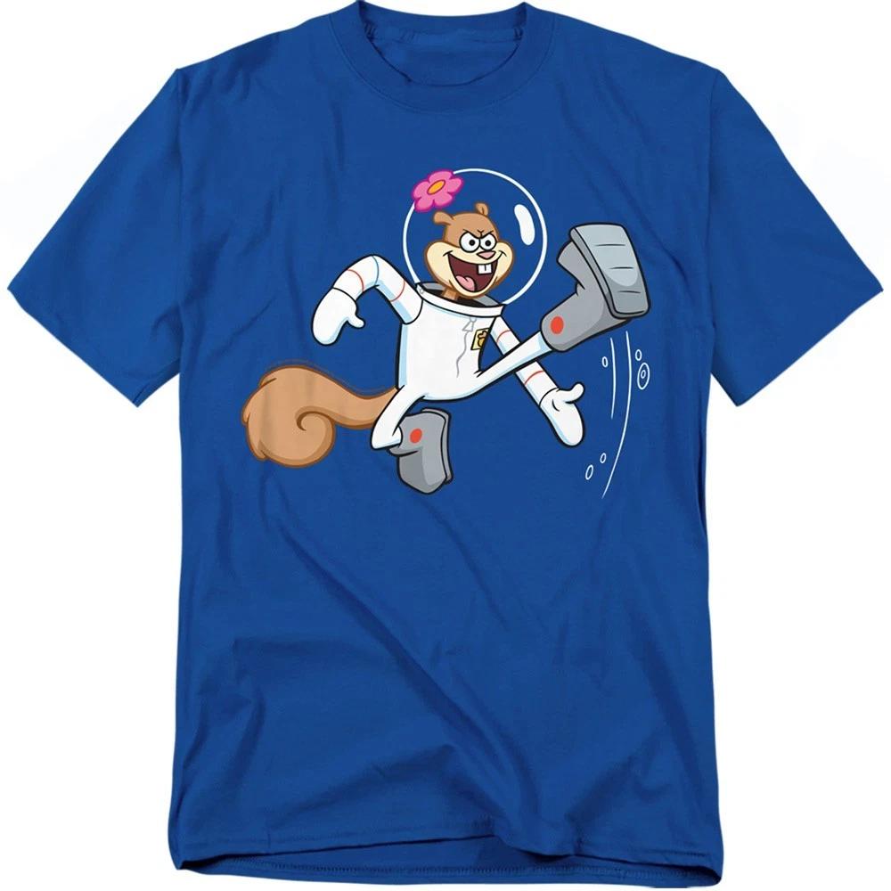 SPONGEBOB SQUAREPANTS KARATE SANDY Licensed Adult Graphic Tee Shirt SM-5XL XL