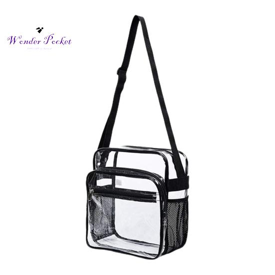 

Стильная сумка для хранения на прозрачной гладкой молнии