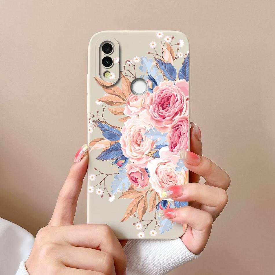 Case For Xiaomi Redmi 7 Cute Candy Painted Cover For Redmi7 Soft Liquid Silicone Upgrade Lens Protection Anti Drop Phone Shell