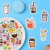 About 10g Product Bag Stickers Cartoon Elements 40 Pieces of Hand Account Kawaii Material DIY Decoration and Paper Stickers