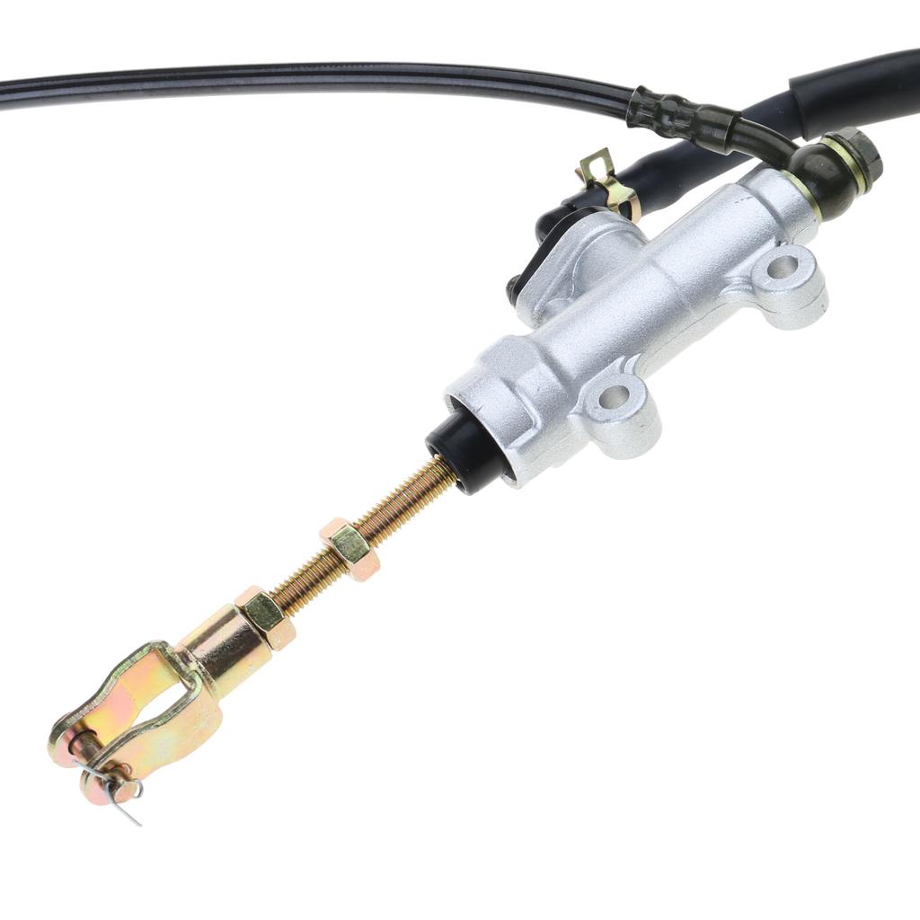 Rear Foot Disc Brake MasterCylinder Assembly Reduce Brake Disc Temperature for 110cc 125cc 150cc 200cc 250cc ATV Durable