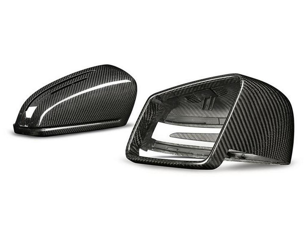Dry Carbon Fiber Rearview Mirror Cover for Mercedes A, B, E, CLA, CLS, GLK, GLA Class, W204, 212