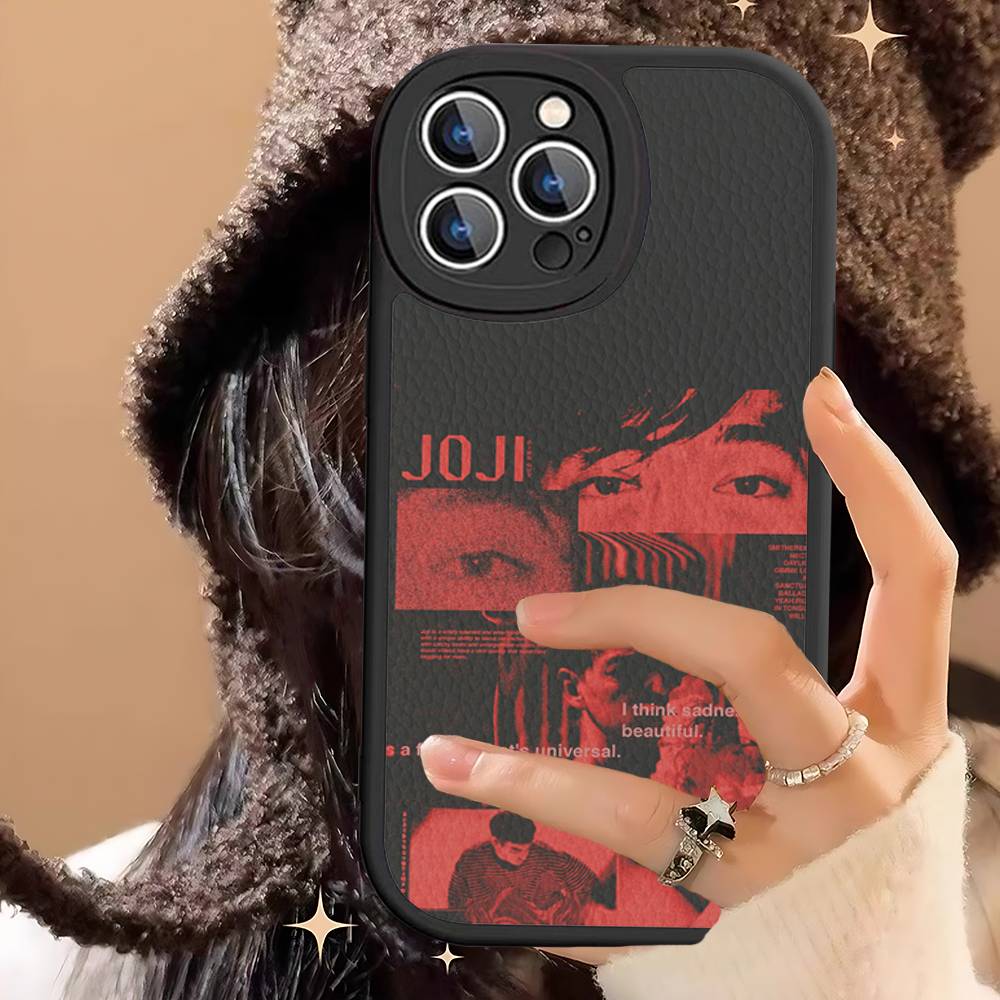 

Classic Singer J-Joji Phone Case For IPhone 16 15 14 13 Pro Max 11 12 Plus Leather Silicone Cover iphone 13