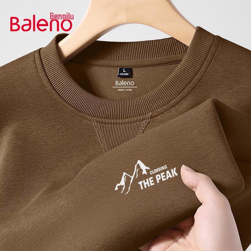 Baleno Men's American Style Relaxed Fit Crewneck Sweatshirt