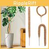 Diy Coconut Shell Plant Climbing Pole For Creative Plant Decor 60-120cm Length