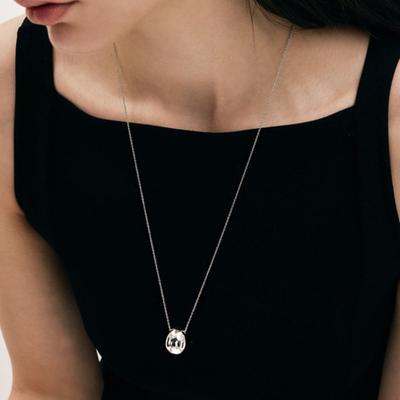 Hei Bold Egg Pendant Long Necklace