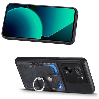D2 For Xiaomi 13T Pro/13T/Redmi K60 Ultra Ring Holder Kickstand Phone Cover Shockproof Phone Case