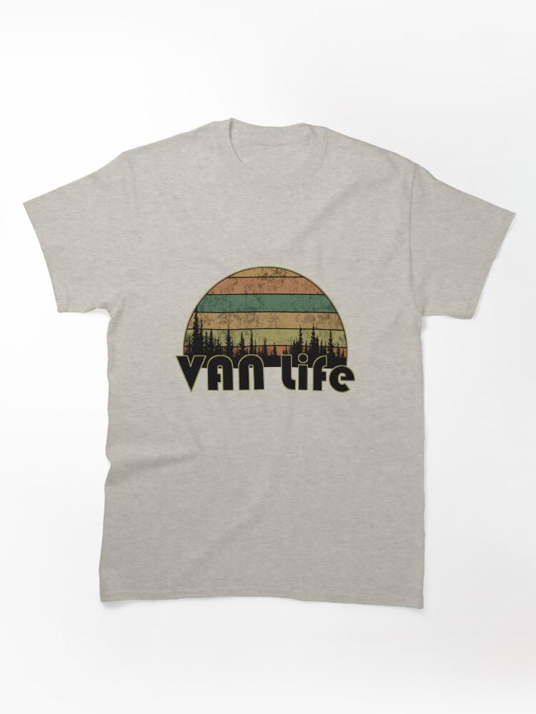 Wild Life Van Lovers, Retro Minimalist Van Life Classic Unisex T-Shirt