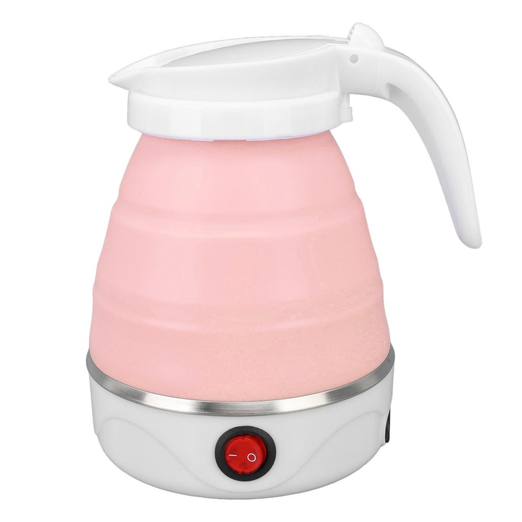 Travel Foldable Electric Kettle Mini Portable Collapsible Food Grade Silicone Stainless Steel Heating