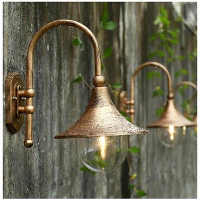 Lámpara de pared con altavoces impermeables Lámpara de pared para patio Áreas al aire libre