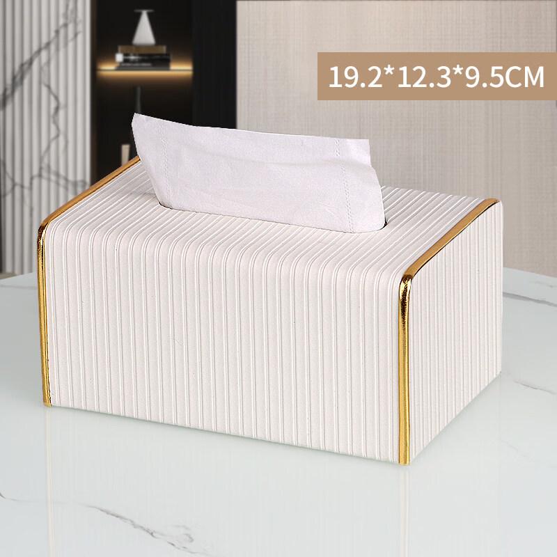 Multifunktionale Leder-Schreibtisch-Taschentuchbox